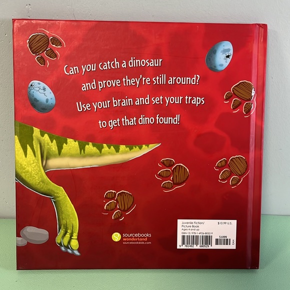 How to Catch A Dinosaur Kids Book, Adam Wallace, Reading Age 4+, Dinosaur Book - Picture 2 of 4